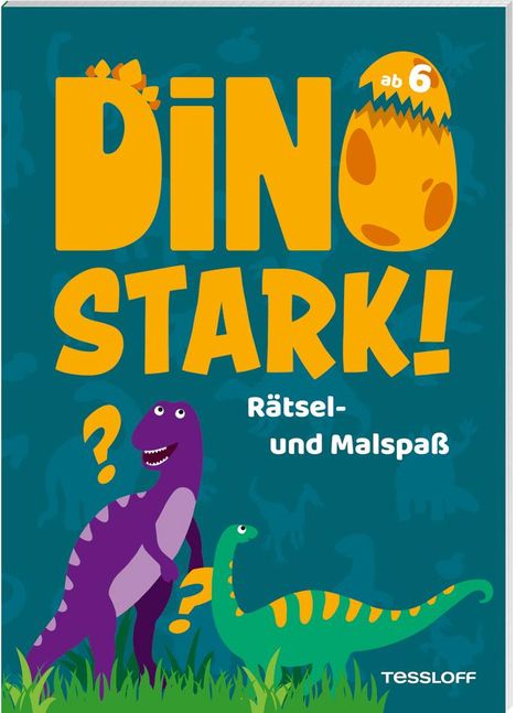 Dinostark! Rätsel- und Malspaß, Buch