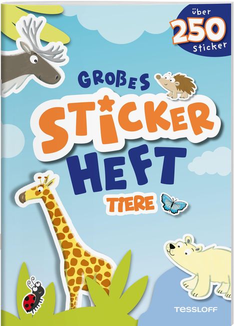 Großes Stickerheft. Tiere, Buch