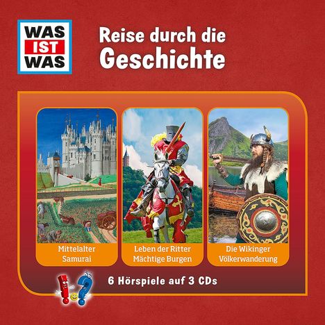 Was Ist Was 3-CD Hörspielbox Vol.12 - Geschichte, 3 CDs