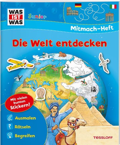 Tatjana Marti: WAS IST WAS Junior Mitmach-Heft Die Welt entdecken, Buch