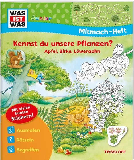 WAS IST WAS Junior Mitmach-Heft. Kennst du unsere Pflanzen?, Buch
