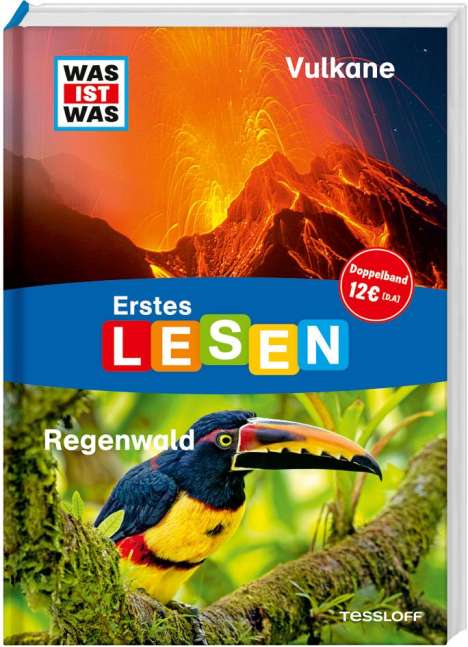 Christina Braun: WAS IST WAS Erstes Lesen Doppelband 3.Vulkane/Regenwald, Buch