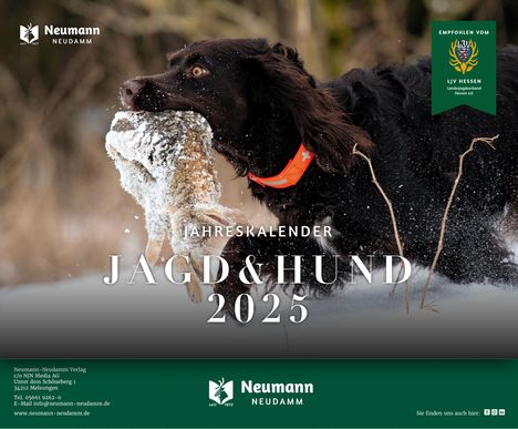 Jagd &amp; Hund 2025, Kalender