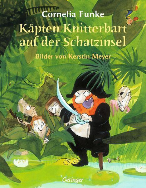 Cornelia Funke: Käpten Knitterbart auf der Schatzinsel, Buch