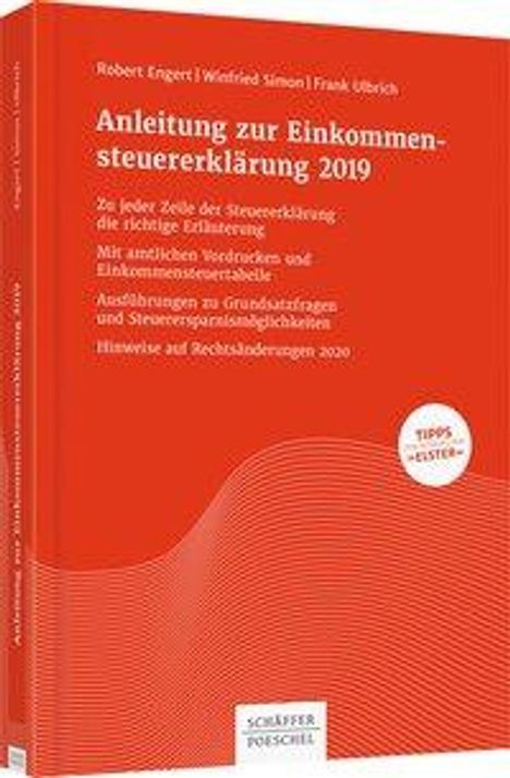 Robert Engert: Anleitung zur Einkommensteuererklärung 2019, Buch
