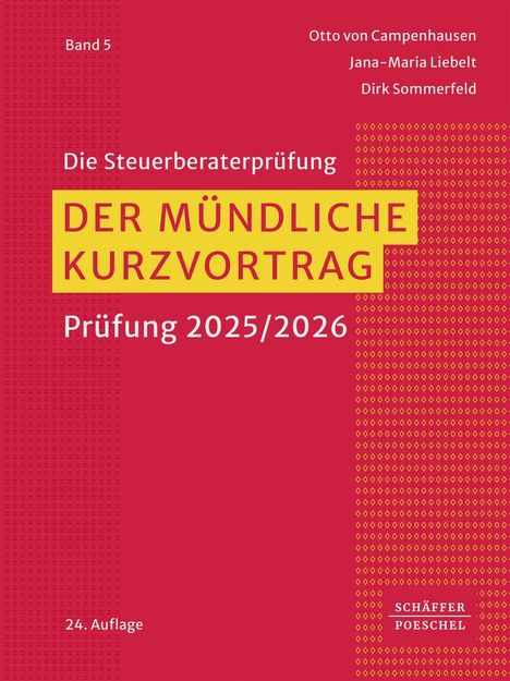 Otto Campenhausen: Der mündliche Kurzvortrag, Buch