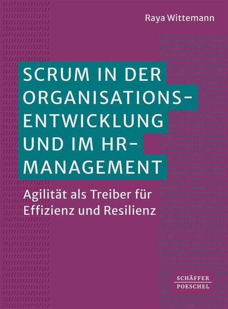 Text: "SCRUM IN DER ORGANISATIONSENTWICKLUNG UND IM HR-MANAGEMENT" und "Agilität als Treiber für Effizienz und Resilienz".