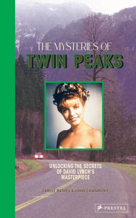 "The Mysteries of Twin Peaks." Bild einer Frau, im Hintergrund Berge und Wald. Autoren: Camille Mathieu & Johan Chiaramonte.