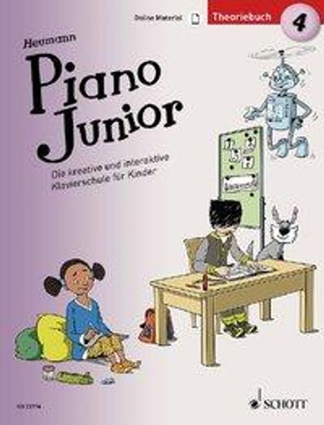 Hans-Günter Heumann: Heumann, H: Piano Junior: Theoriebuch 4, Buch