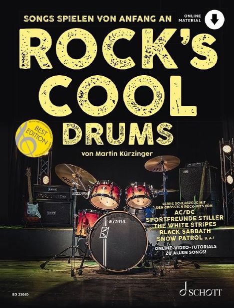 Martin Kürzinger: Rock's Cool DRUMS, Buch