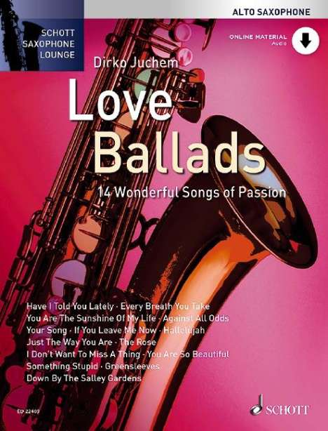 Love Ballads. Alt-Saxophon., Noten
