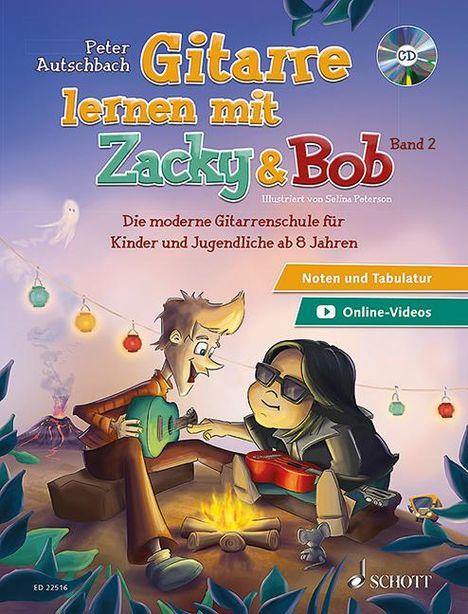 Peter Autschbach: Gitarre lernen mit Zacky und Bob, Buch