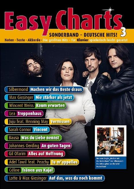 Easy Charts Sonderband: Deutsche Hits! 3, Buch