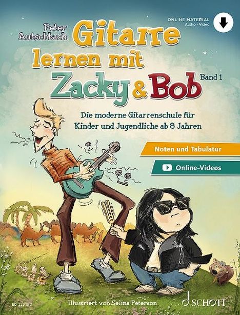 Peter Autschbach: Gitarre lernen mit Zacky &amp; Bob, Buch