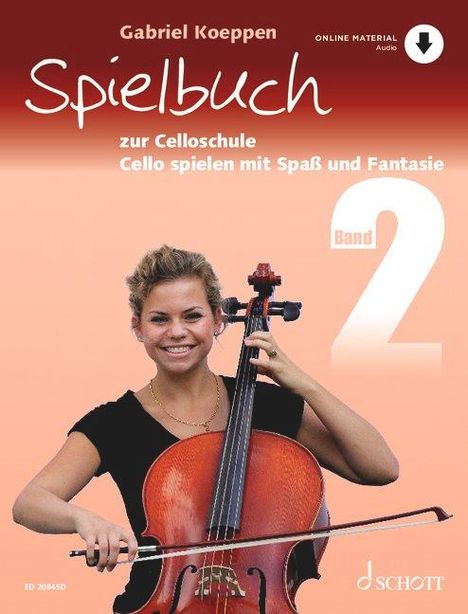 Celloschule Band 2. Spielbuch, Buch