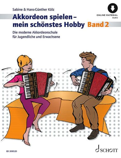 Sabine Kölz: Akkordeon spielen - mein schönstes Hobby 2, Buch