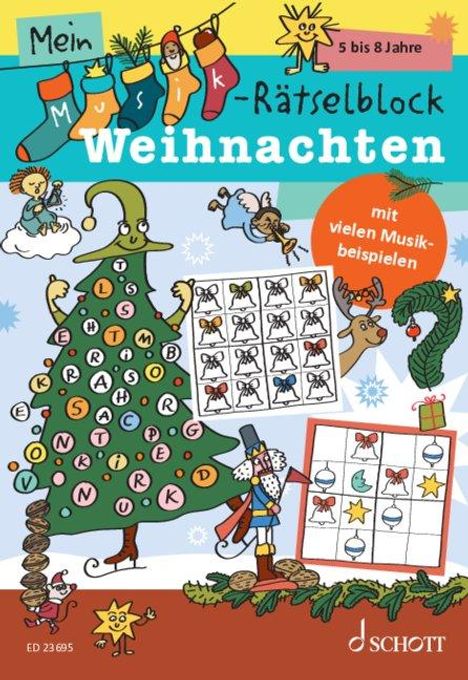 Maren Blaschke: Mein Musik-Rätselblock - Weihnachten, Buch