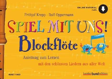 Spiel mit uns! Blockflöte, Buch