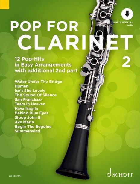 Pop For Clarinet 2, Buch