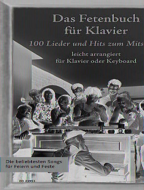 Das Fetenbuch für Klavier, Buch