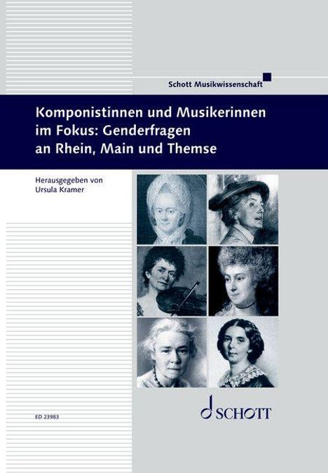 "Komponistinnen und Musikerinnen im Fokus: Genderfragen an Rhein, Main und Themse." Sechs historische Frauenporträts.