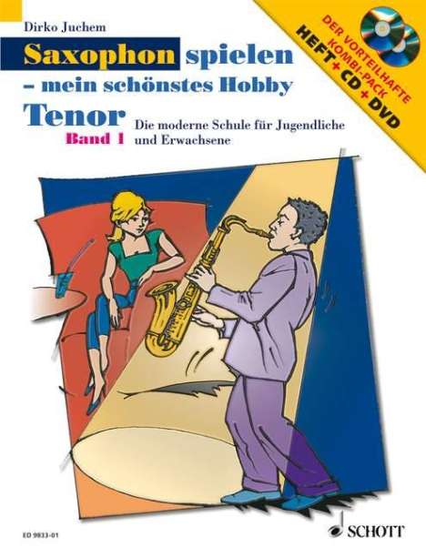 Saxophon spielen - Mein schönstes Hobby. Tenor-Saxophon 1. Mit Audio-CD und DVD, Noten