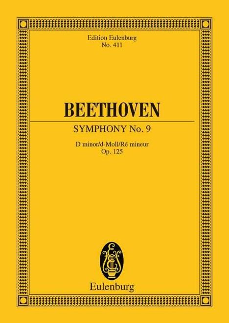 Ludwig van Beethoven: Sinfonie Nr. 9 d-Moll, Noten