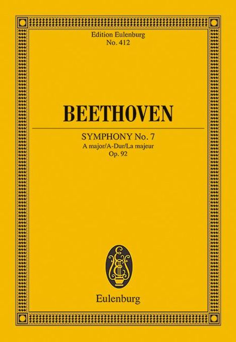 Ludwig van Beethoven: Sinfonie Nr. 7 A-Dur, Noten