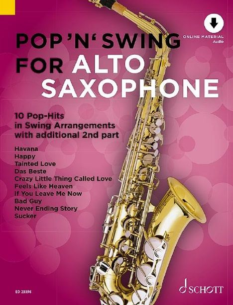 Pop 'n' Swing For Alto Saxophone, Buch