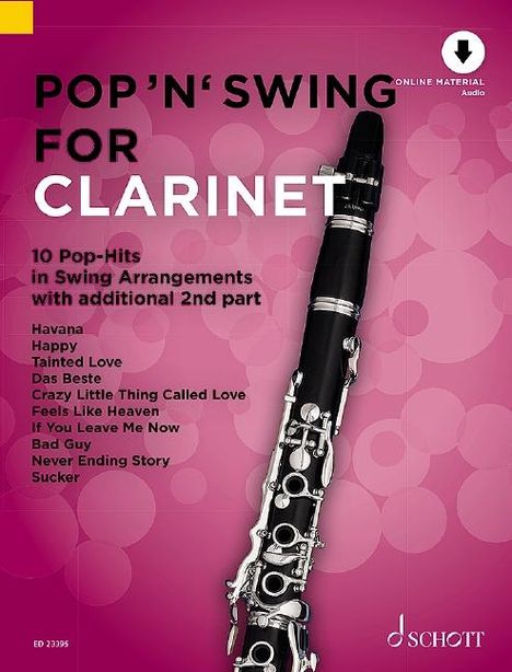 Pop 'n' Swing For Clarinet, Buch