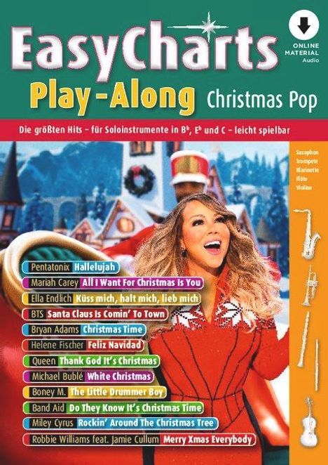 Easy Charts Play-Along Sonderband: CHRISTMAS POP, Buch