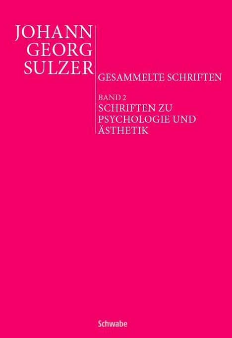 Schriften zu Psychologie und Ästhetik, Buch