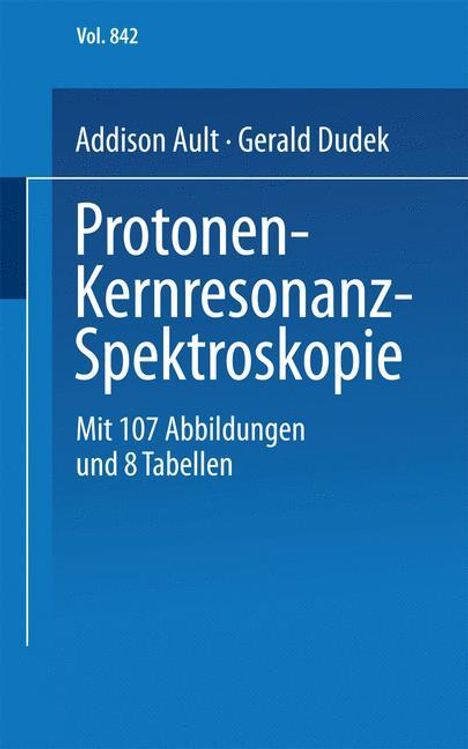 A. Ault: Protonen-Kernresonanz-Spektroskopie, Buch