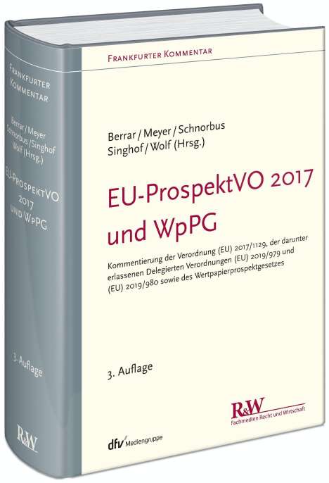 EU-ProspektVO 2017 und WpPG, Buch