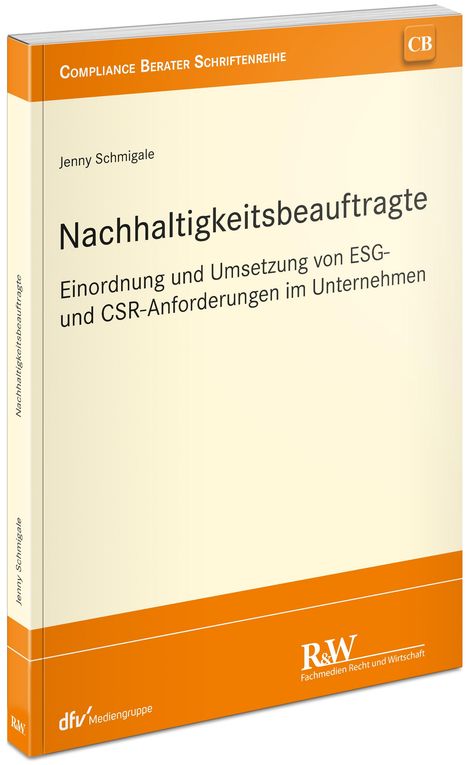 Jenny Schmigale: Nachhaltigkeitsbeauftragte, Buch