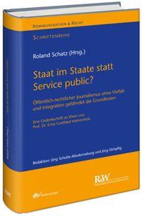 Staat im Staate statt Service public?, Buch