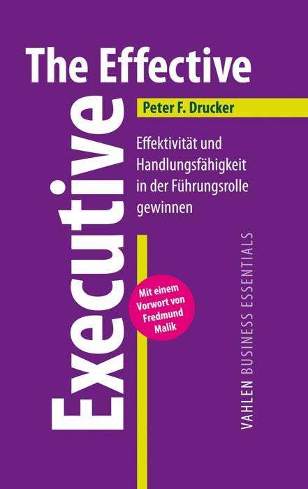 Peter F. Drucker: The Effective Executive, Buch