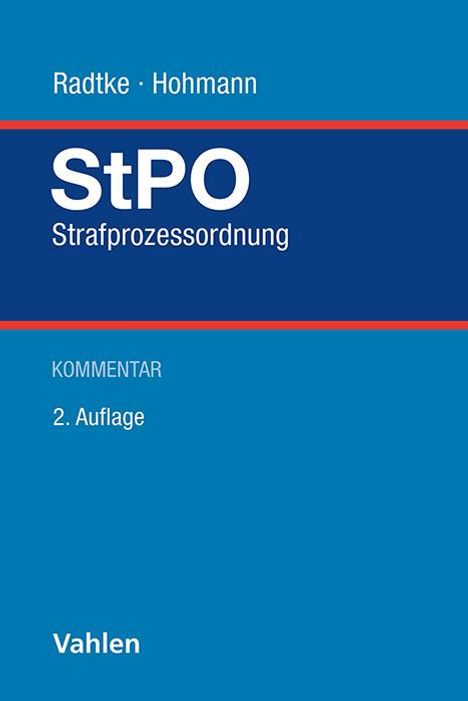 Strafprozessordnung, Buch