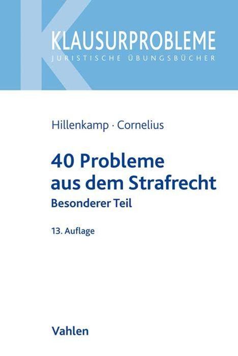 Thomas Hillenkamp: 40 Probleme aus dem Strafrecht, Buch