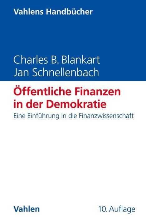 Charles B. Blankart: Öffentliche Finanzen in der Demokratie, Buch