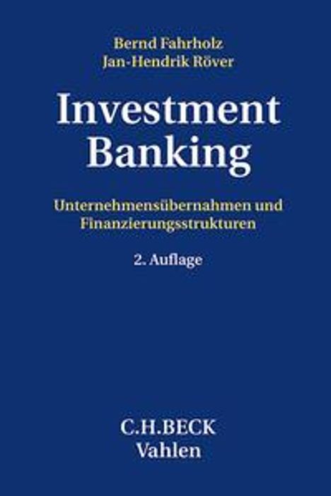 Bernd Fahrholz: Investment Banking, Buch