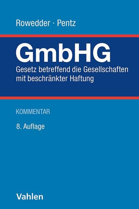 Gesetz betreffend die Gesellschaften mit beschränkter Haftung, Buch