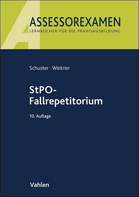 Thomas Schuster: StPO-Fallrepetitorium, Buch