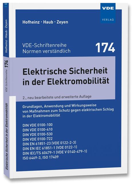 Wolfgang Hofheinz: Elektrische Sicherheit in der Elektromobilität, Buch