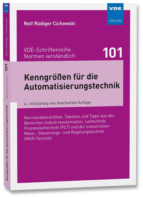 Rolf Rüdiger Cichowski: Kenngrößen für die Automatisierungstechnik, Buch