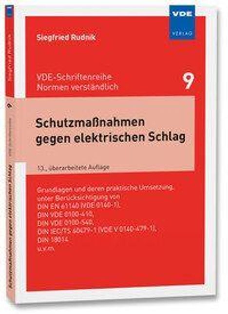 Siegfried Rudnik: Schutzmaßnahmen gegen elektrischen Schlag, Buch