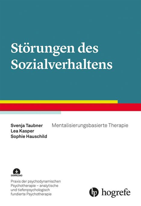 "Störungen des Sozialverhaltens" in großen, weißen Buchstaben auf blauem Hintergrund, Logo unten rechts.