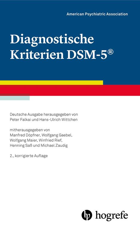 American Psychiatric Association: Association, A: Diagnostische Kriterien DSM-5, Buch