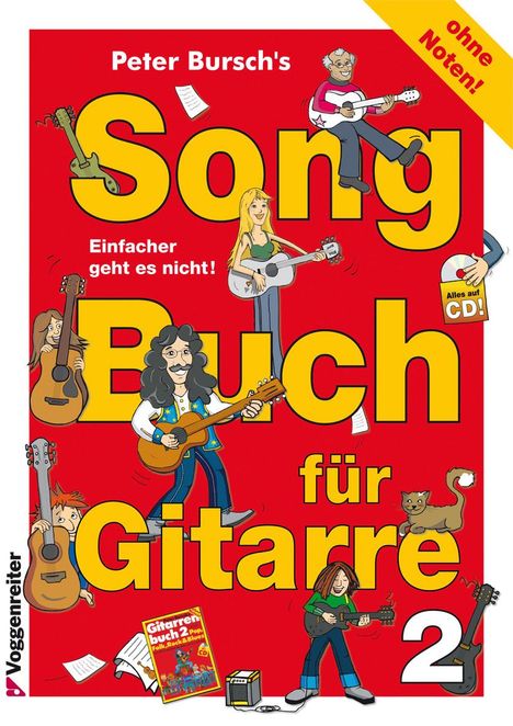 Songbuch für Gitarre 2, Noten