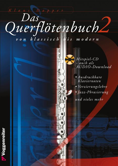 Klaus Dapper: Das Querflötenbuch 2 - Mit CD, Noten